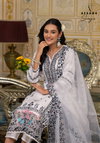 Somya By Afsana Black And White Embroidered Organza Readymade Suits Wholesale Market In Surat
